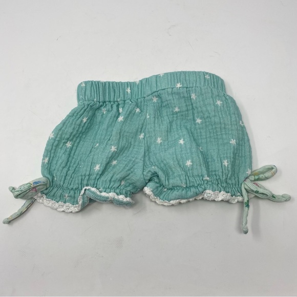 Sweet Honey and Wildflowers Shorties Mint green lavender pink ruffles 12 months - Picture 6 of 8